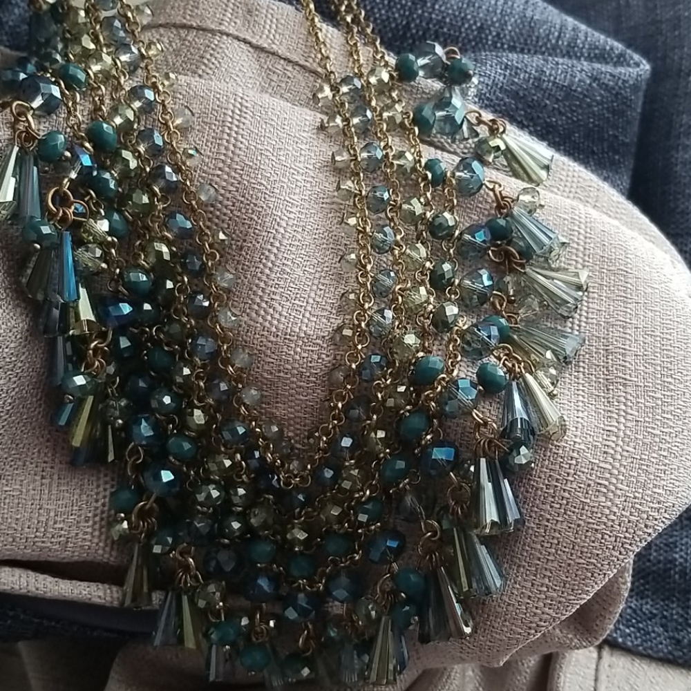 Beaded Statement Necklace - Picture 12 of 17
